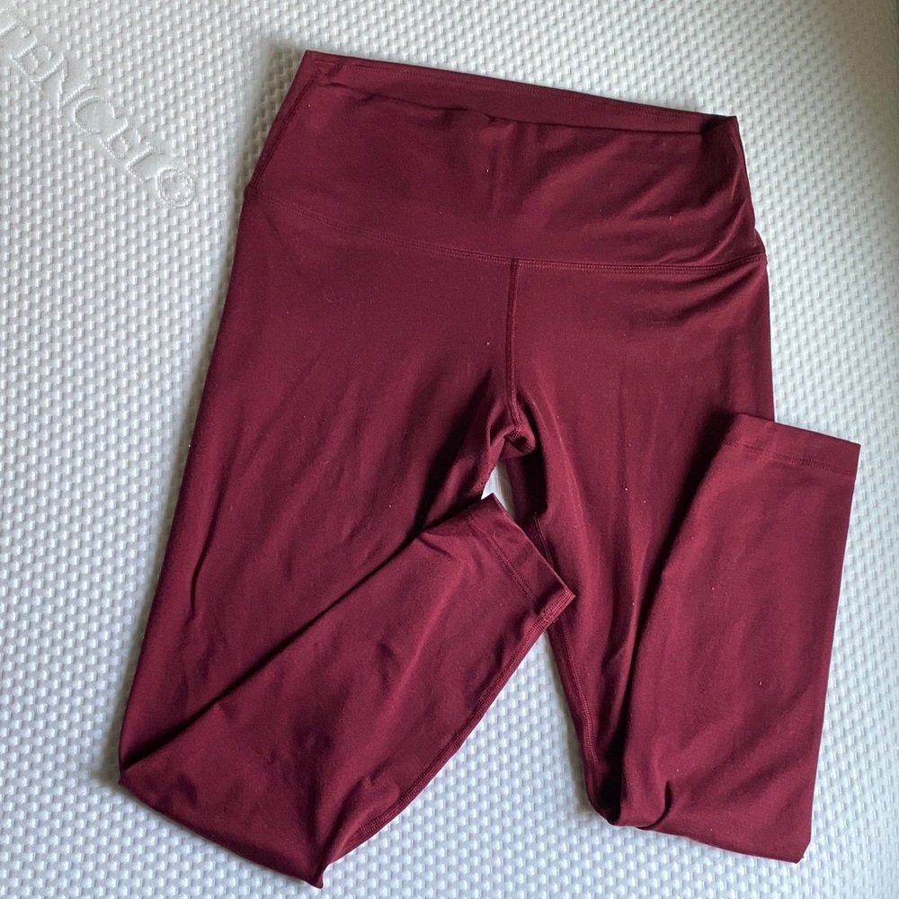 NOBULL Burgundy Leggings